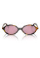 preview Miu Miu MU 04ZS VAU50D50 Sunglasses – Honey Havana/Burgundy