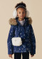 preview Poivre Blanc Joana-Jrgl/P Ski Jkt Paisley Blue