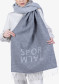 preview Women's Scarf Sportalm 950119 Grey Melange Dark