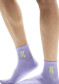 preview On Running Logo Sock Mid 3P, Orchid/Comet