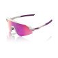 preview 100% SLENDALE SL - Matte Chalk - Purple Multilayer Mirror Lens