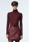 preview Women's Turtleneck Goldbergh Mira Long Sleeve Knit Sweater Vino Rosso