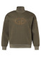 preview Women's Sweatshirt Goldbergh Sizzle Turtle Neck Sweater Dark Olive Lurex Melange