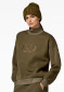 preview Women's Sweatshirt Goldbergh Sizzle Turtle Neck Sweater Dark Olive Lurex Melange