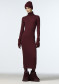 preview Women's Dress Goldbergh Mireille Long Sleeve Knit Dress Vino Rosso