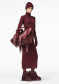 preview Women's Dress Goldbergh Mireille Long Sleeve Knit Dress Vino Rosso