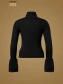 preview Women’s Sweater Goldbergh Fiori Long Sleeve Knit Sweater Black
