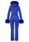 preview Goldbergh Angele Women's Ski Suit Faux Border Dazzling Blue