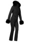 preview Goldbergh Angele Women's Ski Suit Faux Border Black 