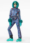 preview Goldbergh Zafira Women's Ski Suit Faux Border Snake Turchese – performance and elegance in one