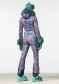 preview Goldbergh Zafira Women's Ski Suit Faux Border Snake Turchese – performance and elegance in one