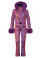 preview Goldbergh Zafira Women's Ski Suit Faux Border Snake Pink – performance meets fashion