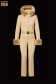 preview Goldbergh Vita Ski Suit Faux Border Caramello – Women’s Jumpsuit