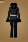 preview Goldbergh Vita Ski Suit Faux Border Black – Women’s Jumpsuit