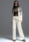 preview Womens trousers Newland N4 6756/0097 Lady Leg Pants Stone/White