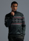 preview Newland N3 4123/0167 Man Full Zip Black/Dark G