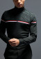 preview Mens turtleneck Newland N3 4144/0167 Man T-Neck Black/Dark G