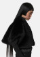 preview Women's coat APPARIS Devin Sable Shrug Noir