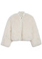 preview Women's coat APPARIS Lillet Shag Fur Bomber Ivory