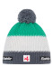 preview Men's cap Eisbär-Star Pompon MÜ SA-anthr-white-mineral green