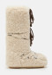 preview Women's snow boots Moon Boot ICON CURLY EXTRA-L007 ECRU