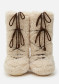 preview Women's snow boots Moon Boot ICON CURLY EXTRA-L007 ECRU
