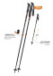 preview Ski poles Komperdel CARBON C2 Ultralight Black/Orange