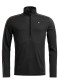 preview Men's functional turtleneck Ortovox 185 Rock'N'Wool Zip Neck M Black Raven