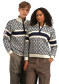 preview Men's sweater Dale of Norway Cortina 2026 Masc. Sweater Navy Offwhite