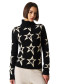 preview Women's sweater - Perfect Moment Star Dust Sweater Black/Snow White