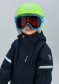 preview Children's ski goggles POC POCito Retina Fluorescent Blue/Partly Sunny Light Orange