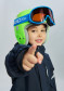 preview Children's ski goggles POC POCito Retina Fluorescent Blue/Partly Sunny Light Orange
