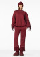 preview Women's sweater Goldbergh Frenzy crew neck sweater wine red