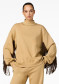 preview Women's sweater Goldbergh Frenzy crew neck sweater Caramello