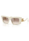 preview Sunglasses Dolce & Gabbana DG4510 33129451 Cream/Clear gradient brown mirror