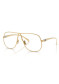 preview Sunglasses Miu Miu MU A56S 5AK08N66 Gold/Clear blue-violet light filter