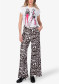 preview Women's trousers Sportalm Nuphar print 650295 Egret (03)