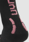 preview UYN W Ski One Pure Snow Socks Black/Pink B093