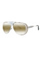 preview Sunglasses Vuarnet Arctic 01 VU40030U-Y6116C Tit. Shiny Silver/Tit. Shiny Silver with Greylynx