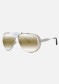 preview Sunglasses Vuarnet Arctic 01 VU40030U-Y6116C Tit. Shiny Silver/Tit. Shiny Silver with Greylynx