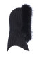 preview Goldbergh Naomi Hooded Scarf Faux Border Black
