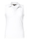 preview Goldbergh Caroline Sleeveless Polo Top White