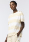 preview Goldbergh Lido Short Sleeve Top Champange/White