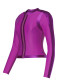 preview Goldbergh Splash Long Sleeve Zip Rashguard Viola