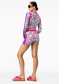 preview Women´s top Goldbergh Rafaella Long Sleeve Zip Rashguard Turchese