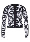 preview Women´s Top Goldbergh Rafaella Long Sleeve Zip Rashguard Black/White
