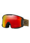 preview Oakley 7070-I401 Line Miner L Army Green Cord w Prizm Torch Ski Goggles
