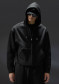 preview Men's Oakley Reserve Momento Fz Hoodie Pitch Black 021