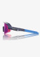 preview Children's sunglasses 100% Slendale YOUTH Matte White/Pink - HiPER Vital Pink Mirror Lens
