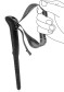 preview Trekking poles Leki Skytera Carbon Lite, white-black-neonorange, 100 - 135 cm
